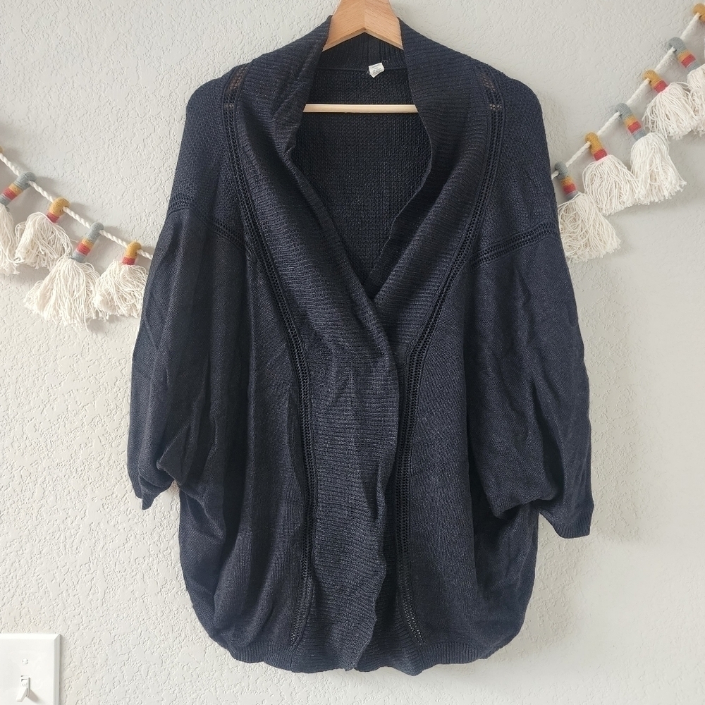 Lululemon Cashmere Blend Breeze Easy Wrap Knit Cardigan Lounge Cozy Yoga XS/S